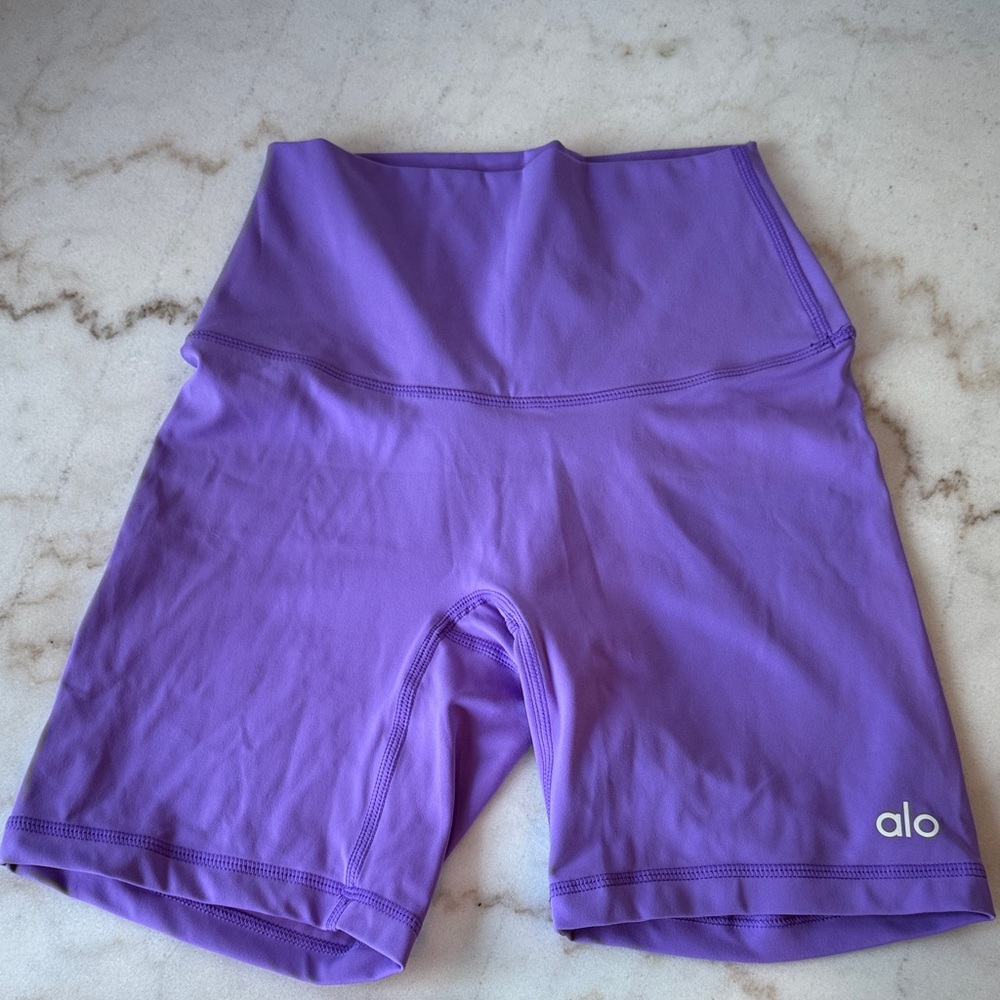ALO Yoga Purple Bike Shorts